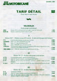 tarif motob�cane avril 1980