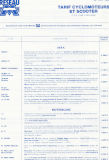 tarif velosolex juin 1986