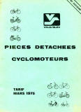tarif pieces solex 1975